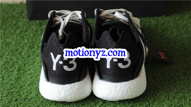 Real Boost Adidas Y3 YOHJI Run Black White